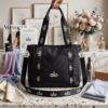 BK1-583 - TOTE BAG CON BOLSILLO DELANTERO x "ALO" (1 PZA)