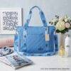 BK1-583 - TOTE BAG CON BOLSILLO DELANTERO x "ALO" (1 PZA)
