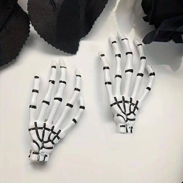 HM26L-122 - PAQUETE DE 12 PIEZAS DE PINZAS "HALLOWEEN" PARA EL CABELLO (1 DOCENA)