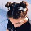 HM26L-122 - PAQUETE DE 12 PIEZAS DE PINZAS "HALLOWEEN" PARA EL CABELLO (1 DOCENA)