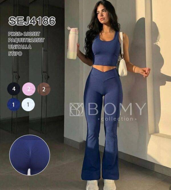 SEJ4186 - CONJUNTO DEPORTIVO PARA DAMA (1 CONJUNTO)