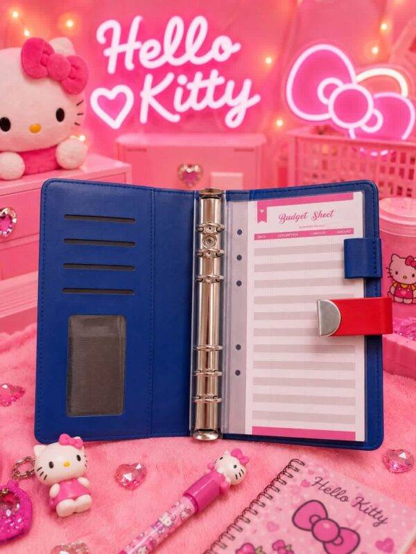 8590 - LIBRETA "ORGANIGASTO" DE "SNOOPY y HELLO KITTY" x "COACH" (1 PZA)