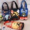 LU2118 - BOLSA/DULCERO CON LUZ LED x "HALLOWEEN" POR TERCIA (3 PIEZAS)