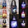 LU2118 - BOLSA/DULCERO CON LUZ LED x "HALLOWEEN" POR TERCIA (3 PIEZAS)