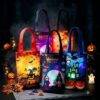 LU2118 - BOLSA/DULCERO CON LUZ LED x "HALLOWEEN" POR TERCIA (3 PIEZAS)