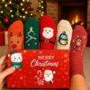 LU88861 - PAQUETE DE 5 PARES DE CALCETAS NAVIDEÑAS (1 PAQUETE)