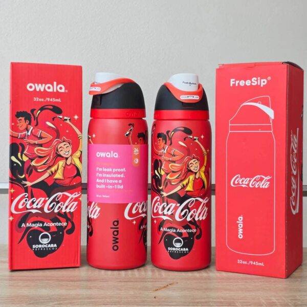 O535 - TERMO CON DISEÑO DE CERVEZAS y REFRESCOS x "OWALA" DE 32 ONZAS (1 PZA)