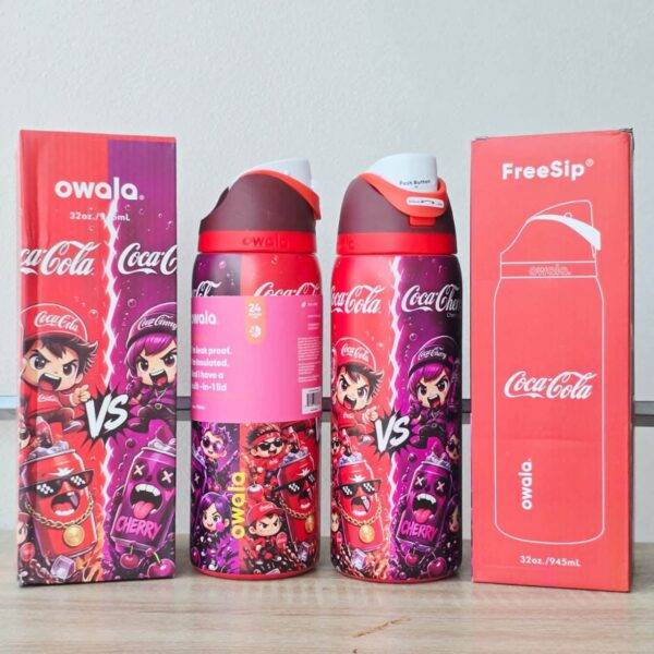 O535 - TERMO CON DISEÑO DE CERVEZAS y REFRESCOS x "OWALA" DE 32 ONZAS (1 PZA)