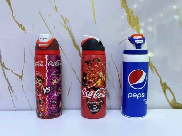 O535 - TERMO CON DISEÑO DE CERVEZAS y REFRESCOS x "OWALA" DE 32 ONZAS (1 PZA)