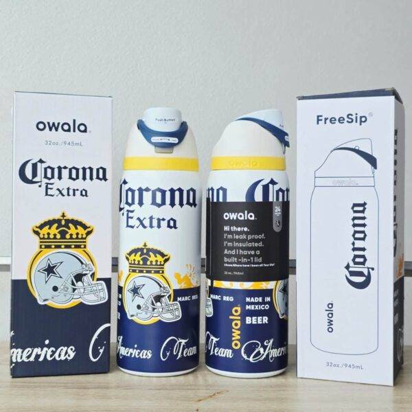 O535 - TERMO CON DISEÑO DE CERVEZAS y REFRESCOS x "OWALA" DE 32 ONZAS (1 PZA)