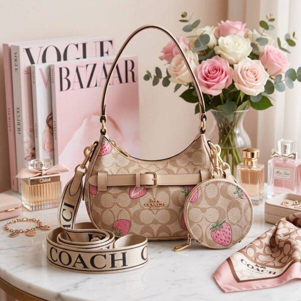 V2343 - BOLSO CON MONEDERO x "COACH" (1 PZA)