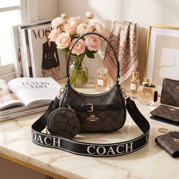V2343 - BOLSO CON MONEDERO x "COACH" (1 PZA)