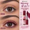 15152 - MASCARA "MAXI VOLUMEN SILICON" "BORGOÑA" x "PROSA" TAPA ROJA (1 PZA)