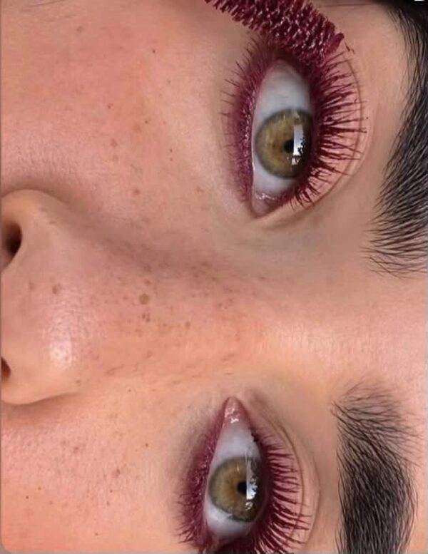 15152 - MASCARA "MAXI VOLUMEN SILICON" "BORGOÑA" x "PROSA" TAPA ROJA (1 PZA)