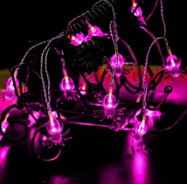 WS477 - SERIE DE LUCES LED "ARAÑA" x "HALLOWEEN" (1 PZA)