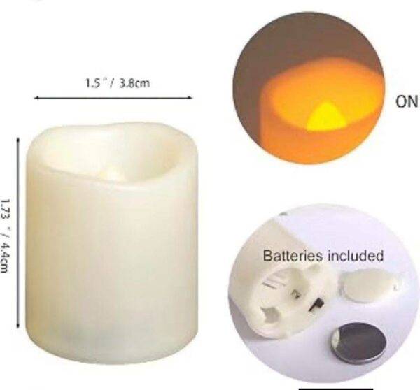 F2345 - VELAS DE LUZ LED (1 PZA)
