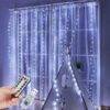 JDJ5348 - CORTINA DE LUZ LED CON CONTROL REMOTO (1 PZA)