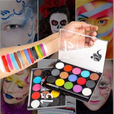 M114 - PALETA PROFESIONAL "BODY ART" x "HALLOWEEN" (1 PZA)