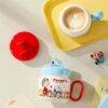 TCB189 - TAZA DE CERAMICA CON TAPA x "SNOOPY" (1 PZA)