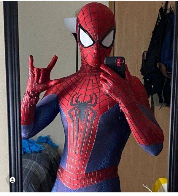 LU5893 - DISFRAZ PARA ADULTO x "SPIDER-MAN" (1 PZA)