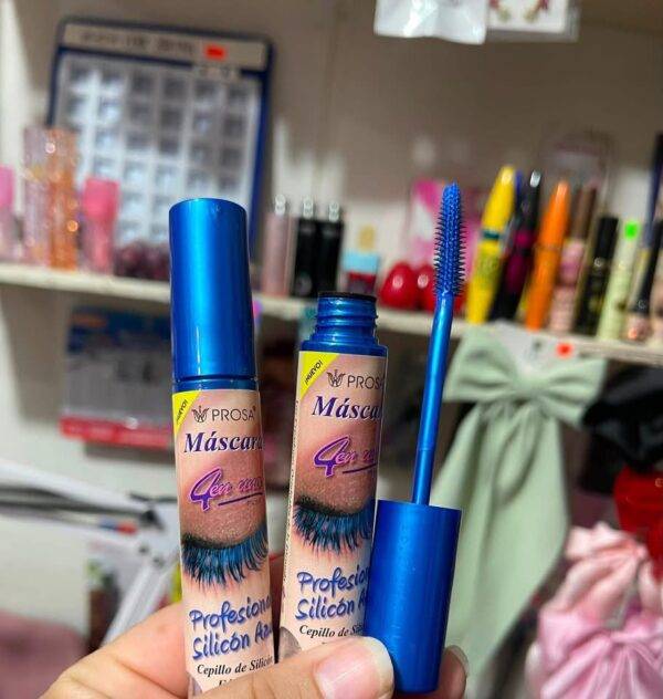 15198 - MASCARA "PROFESIONAL SILICON AZUL" x "PROSA" TAPA AZUL (1 PZA)