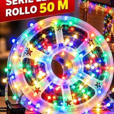 RSDY8436 - SERIE DE LUCES NAVIDEÑA DE 50 METROS (1 PZA)