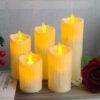 F1208 - CAJA DE 12 VELAS JUMBO DE LUZ LED (1 CAJA)