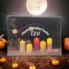 F1208 - CAJA DE 12 VELAS JUMBO DE LUZ LED (1 CAJA)