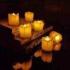 F1209 - CAJA DE 12 VELAS MEDIANAS DE LUZ LED (1 CAJA)