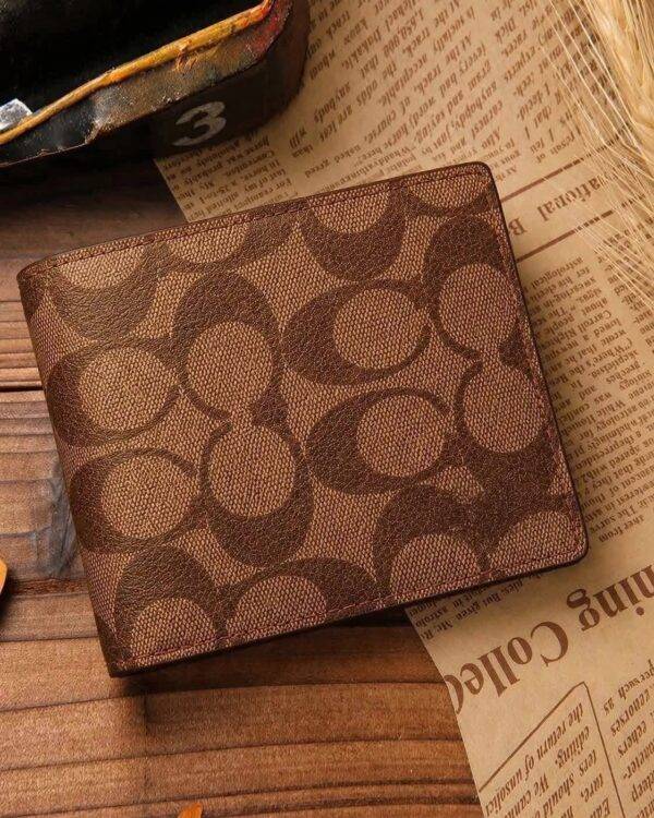 S8102 - CARTERA PARA CABALLERO CON CAJA x "COACH" POR TERCIA (3 PIEZAS)