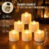 F2345 - VELAS DE LUZ LED (1 PZA)