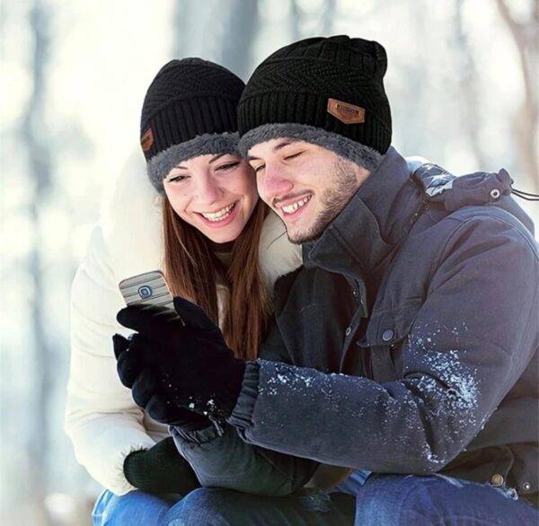 RWZ8546 - "TERCIA" DE CONJUNTO PARA INVIERNO DE GORRO, BUFANDA y GUANTES (3 CONJUNTOS)