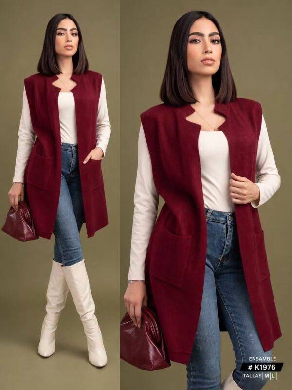 K1976- CHALECO CARDIGAN PREMIUM x "BOMY". (1 PZA)