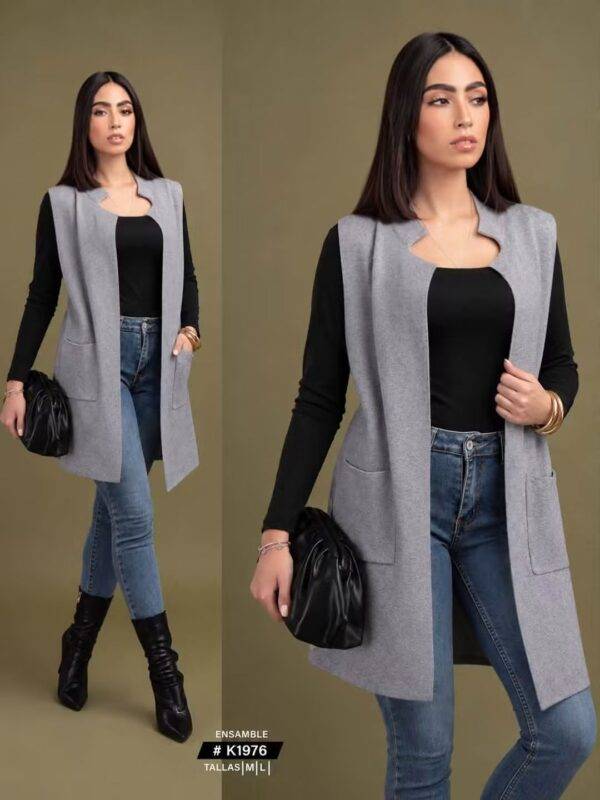 K1976- CHALECO CARDIGAN PREMIUM x "BOMY". (1 PZA)