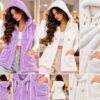 DY5037- CHALECO "TEDDY" CON GORRO PARA DAMA. (1 PZA)
