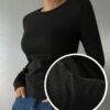 SY100- TERCIA DE BLUSA TERMICA CUELLO REDONDO. (3 PZS)