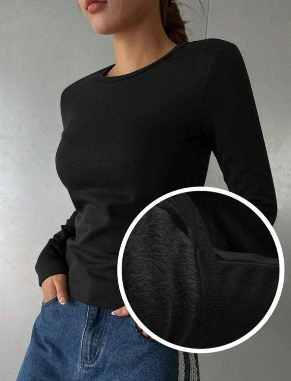 SY100- TERCIA DE BLUSA TERMICA CUELLO REDONDO. (3 PZS)