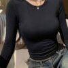 SY100- TERCIA DE BLUSA TERMICA CUELLO REDONDO. (3 PZS)