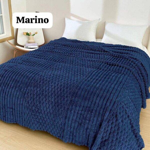 MT3073- FRAZADA KING SIZE PREMIUM 280 GRAMOS x "BOMY". (1 PZA)