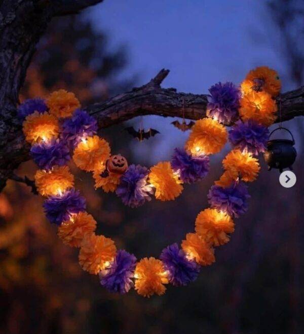 LU0114 - SERIE "FLOR DE CEMPASUCHIL" CON LUZ LED (1 PZA)
