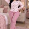 DM12161A - PIJAMA "POLAR" DE CORAZONES PARA DAMA (1 PZA)