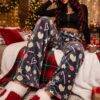 DMK5662 - PANTALON AFELPADO "NAVIDEÑO" (1 PZA)