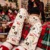 DMK5662 - PANTALON AFELPADO "NAVIDEÑO" (1 PZA)