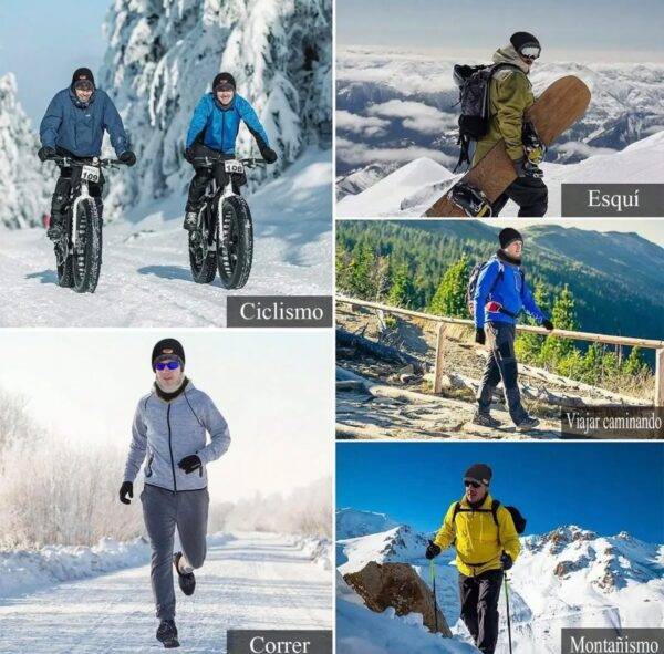 RWZ8546 - "TERCIA" DE CONJUNTO PARA INVIERNO DE GORRO, BUFANDA y GUANTES (3 CONJUNTOS)