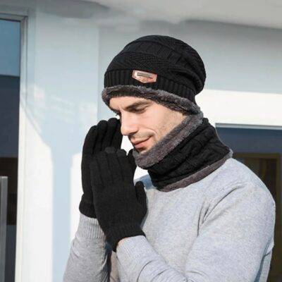RWZ8546 - CONJUNTO PARA INVIERNO DE GORRO, BUFANDA y GUANTES (1 CONJUNTO)