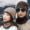RWZ8546 - "TERCIA" DE CONJUNTO PARA INVIERNO DE GORRO, BUFANDA y GUANTES (3 CONJUNTOS)