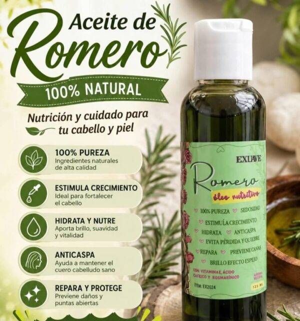 2708 - ACEITE ARTESANAL DE ROMERO x "RAPUNZEL" (1 PZA)
