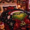 JGM - FRAZADA NAVIDEÑA MATRIMONIAL 2M X 1.80 x "GRINCH y JACK" (1 PZA)