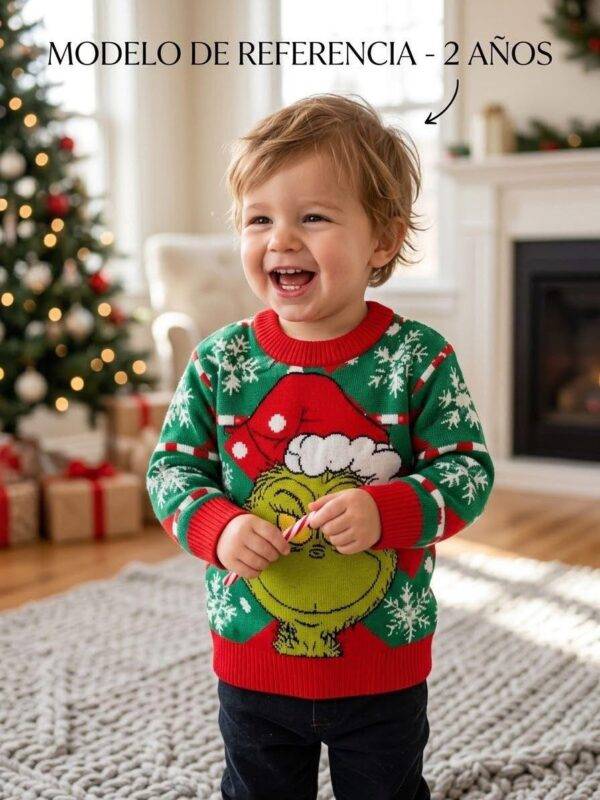 0038 - SWEATER PREMIUM NAVIDEÑO DE PERSONAJES "KIDS" (1 PZA)