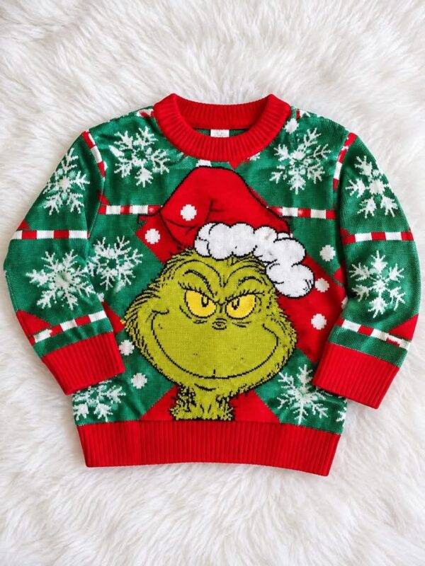 0038 - SWEATER PREMIUM NAVIDEÑO DE PERSONAJES "KIDS" (1 PZA)